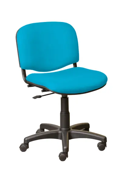 JULIE - 1  židle čalouněná, bez područek a stolku, SUE S 65 - látka tyrkysová